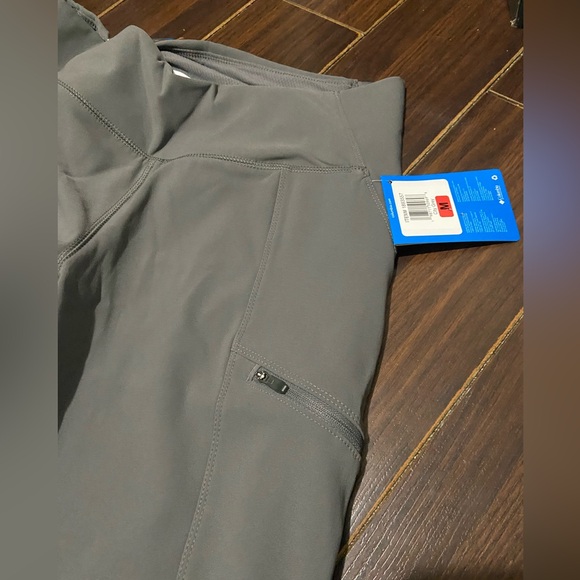 Columbia Women's Omni Shade Fleece Lined Pant Straight Leg M Gray - Picture 8 of 16